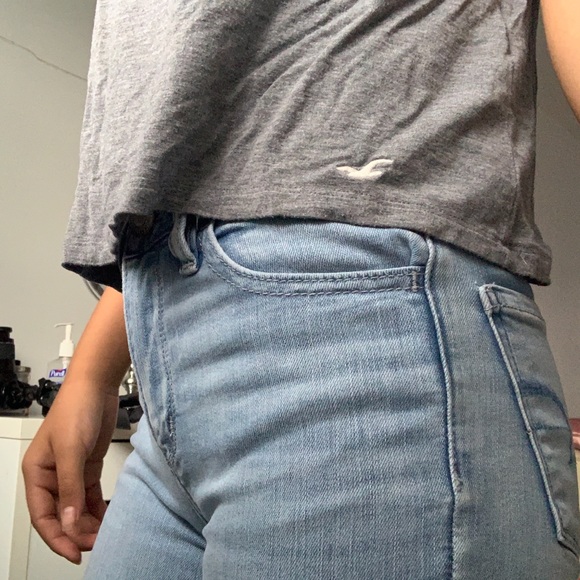 Grey and white American eagle t-shirt - Picture 2 of 4